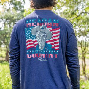 Burlebo- L/S Heather Navy Reagan Country