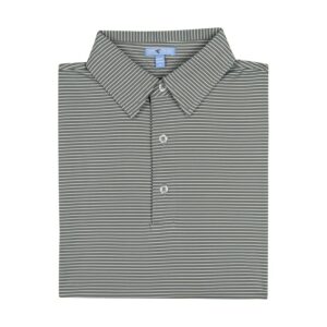 Castle Driver Stripe Performance Polo by Gen Teal