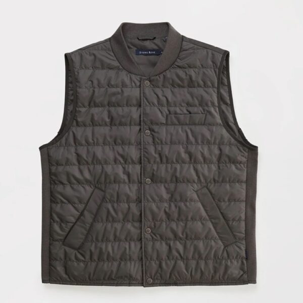 Charcoal Puffer Vest at Signature Stag