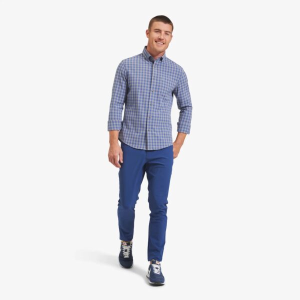 Mizzen Main City Flannel Blue Gray Gingham at Signature Stag