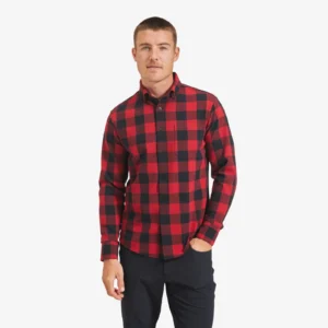 City Flannel Red and Black Buffalo