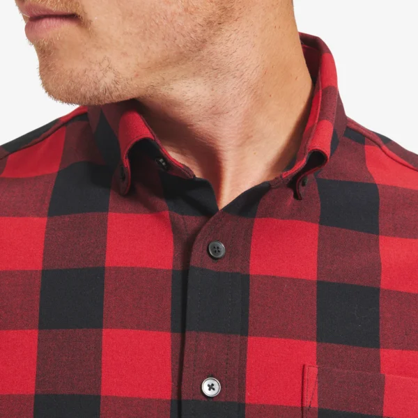 City Flannel Red and Black Buffalo at Signature Stag