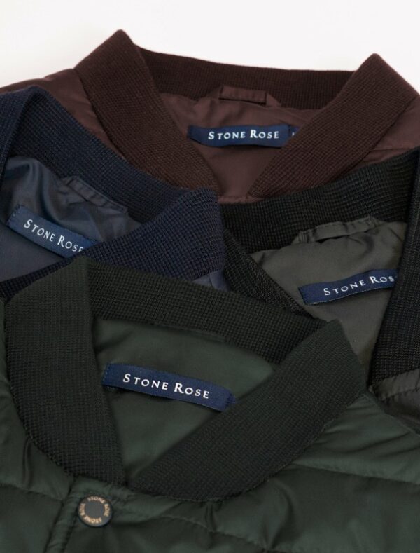 Stone Rose Dark Green Puffer Vests at Signature Stag