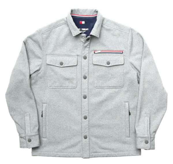 Explorer Shirt Jacket Grey Heather & Navy