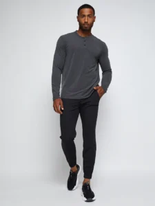 Fourlaps Flex Jogger Black at Men Clothing Stores in Lubbock Texas