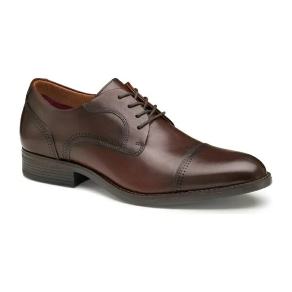 Hawthorn Cap Toe Mahogany Full Grain by Johnston & Murphy