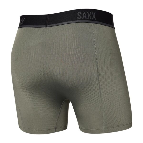 Kinetic Light-Compression Mesh Boxer Brief Cargo Grey Underwear