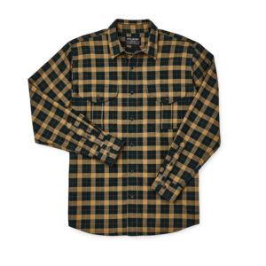 Lightweight Alaskan Guide Shirt Spruce Bronze Plaid in Lubbock and Midland