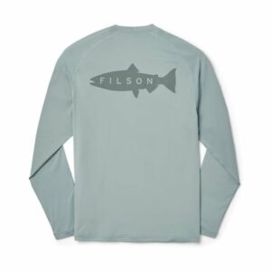 Men's Long Sleeve Barrier T-shirt Stone Blue