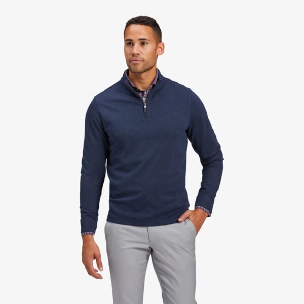 ProFlex Quarter Zip Navy Heather