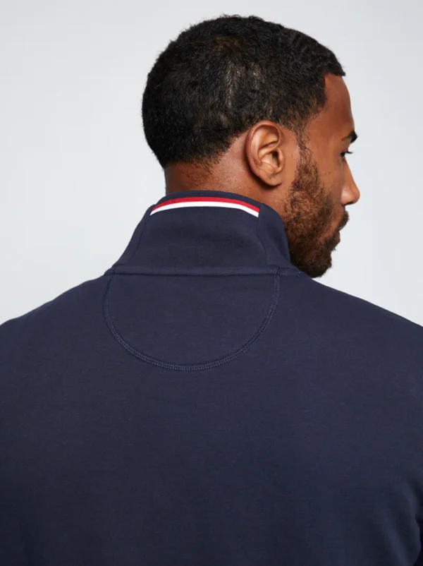 Rush Quarter Zip Navy Men Clothing Stores in Texas