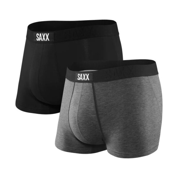 Saxx Underwear Vibe 2 pack Grey and Black