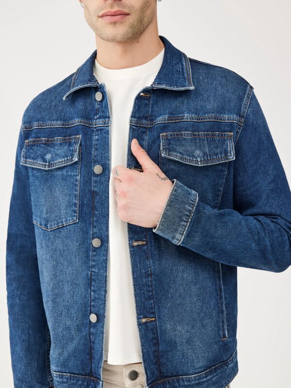 Texas Clothing Stores feature Vaughn Trucker Denim Jacket Aspen