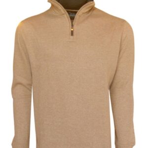 Georg Roth Cotton 3-4 Zip Eggshell Color