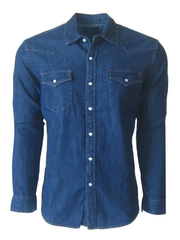 Georg Roth Medium Rinse Snap Shirt Denim