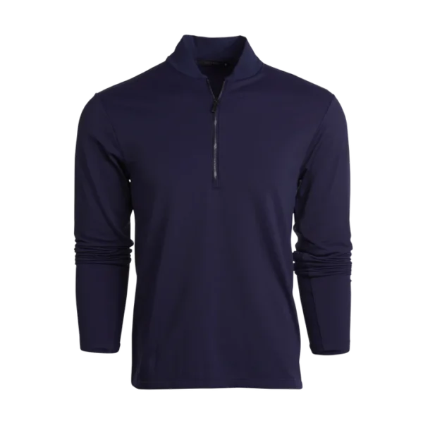 Greyson Siasconset Quarter Zip Maltese Blue