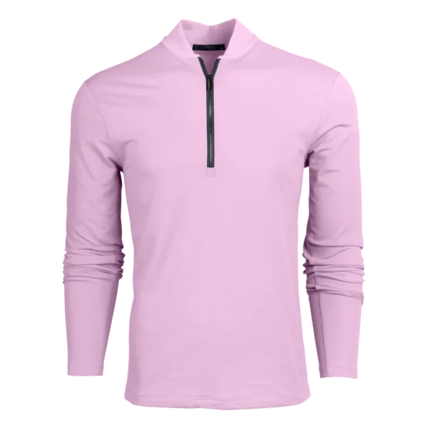 Greyson Siasconset Quarter Zip Mauve Mist