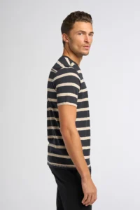 Premium Jersey Stripe V-Notch Black Peyote Stripe in Lubbock Clothing Stores