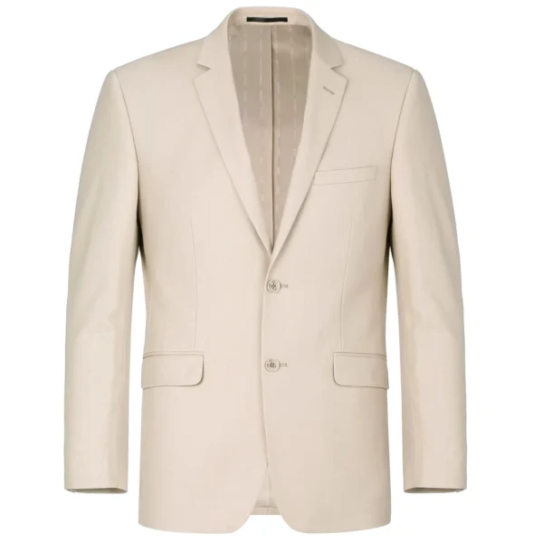 Ronoir Beige Slim Vented Blazer for Men