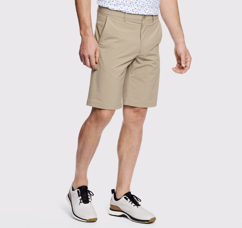 Johnston & Murphy-XC4 Performance Short Khaki | Signature Stag