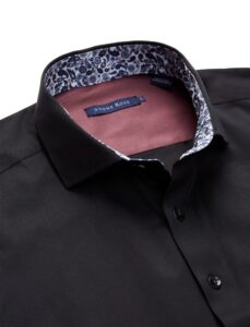 Stone Rose DryTouch Performance Woven Shirt Black