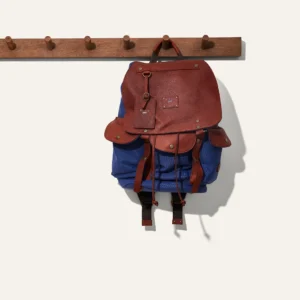 Will Leather Lennon Backpack in Navy & Cognac