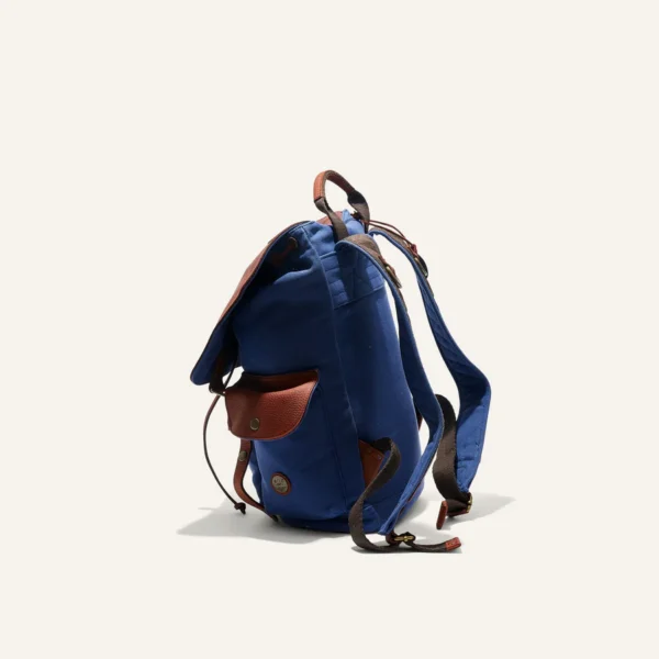 Will Leather Lennon Backpack in Navy & Cognac at Signature Stag