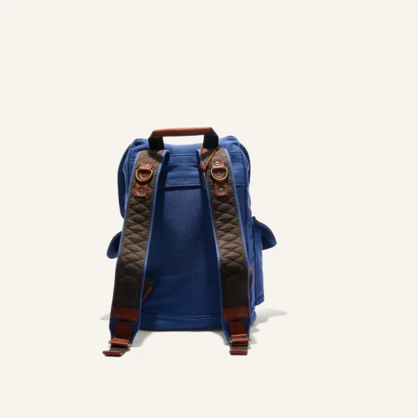 Will Leather Lennon Backpack in Navy & Cognac in Midland Texas