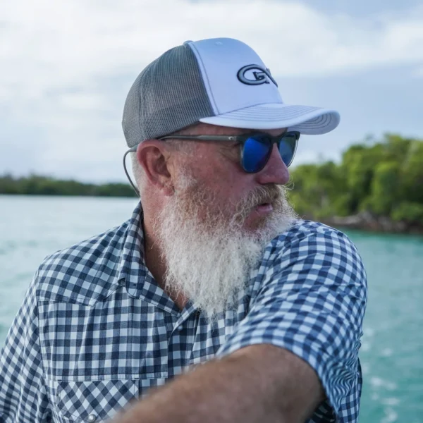 Branded Hat White Glacier in Lubbock Texas Signature Stag