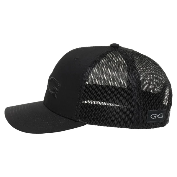 GameGuard Solid Black on Black Hat for Men