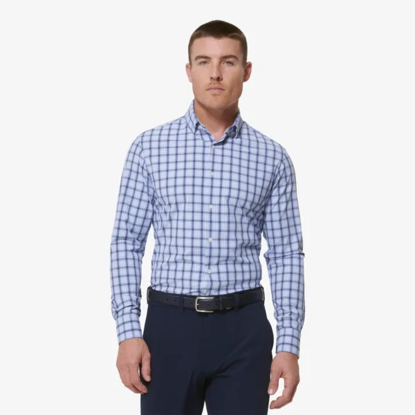 Mizzen+Main Leeward Long Sleeve Provence Multi Plaid