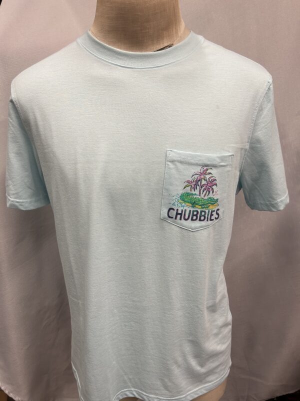 Chubbies-Beach Bum T-Shirt Light/Pastel Blue