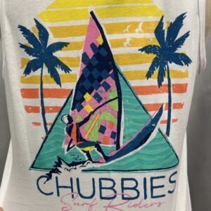 Chubbies-Main Sail Light Tank Pure White