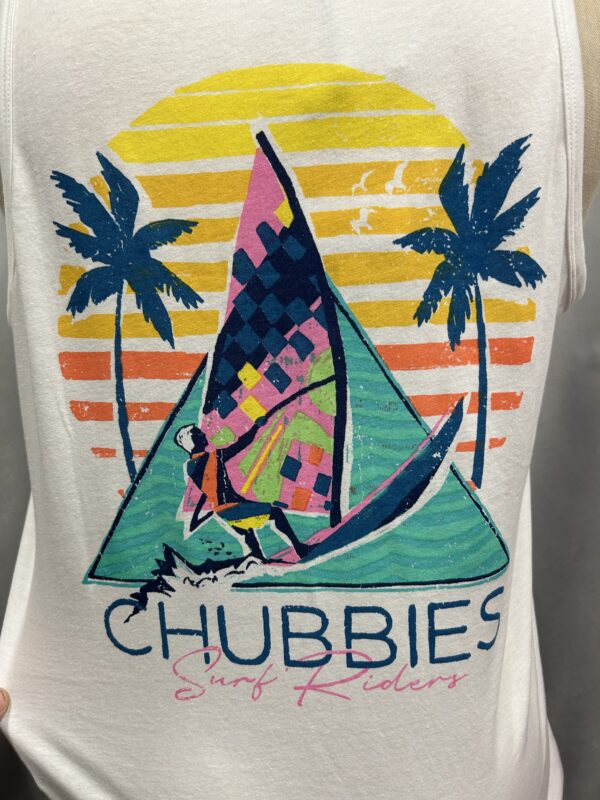 Chubbies-Main Sail Light Tank Pure White