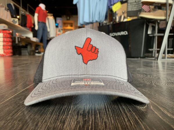 Richardson 112 Grey/Black Red Texas Hand