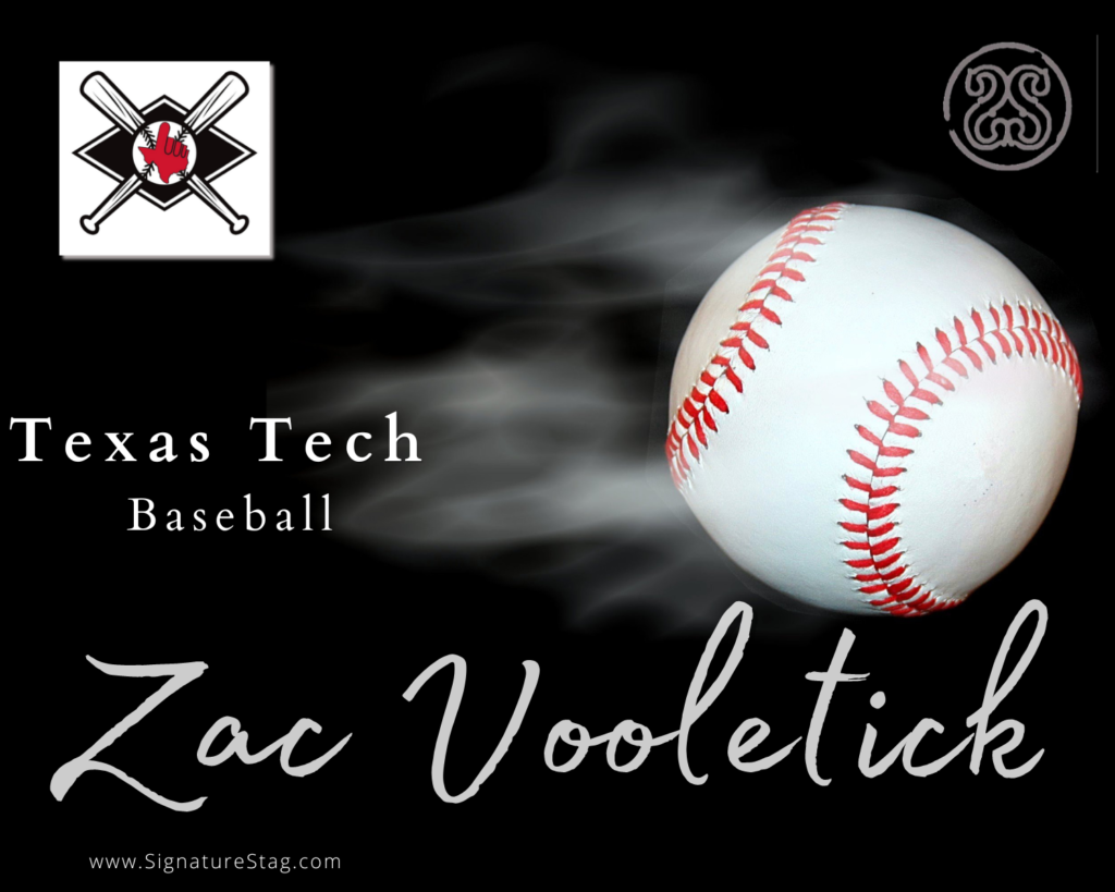 Zac Vooletich of Texas Tech Baseball Partners with SignatureStag.com in Lubbock