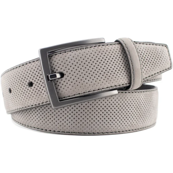 Dibi Sport Leather Belts for Men Light Grey in Lubbock and Midland TX