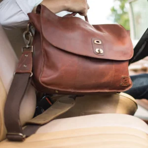 Find Kent Leather Messenger Cognac Best Travel by Will Leather