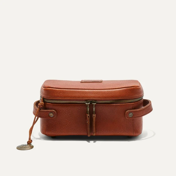 Buy Leather Desmond Travel Kit Cognac