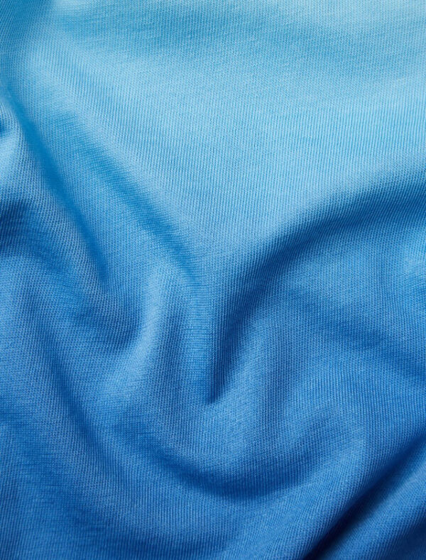 Turquoise Short Sleeve Dip Dye T-Shirts
