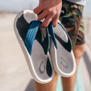 Ulele Slate Blue Charcoal Sandals