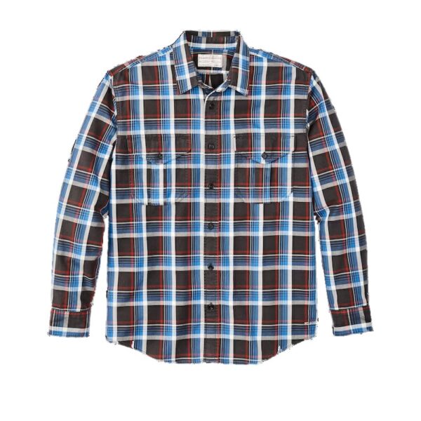 Filson Lightweight Alaskan Guide Shirt Glacier Blue Plaid