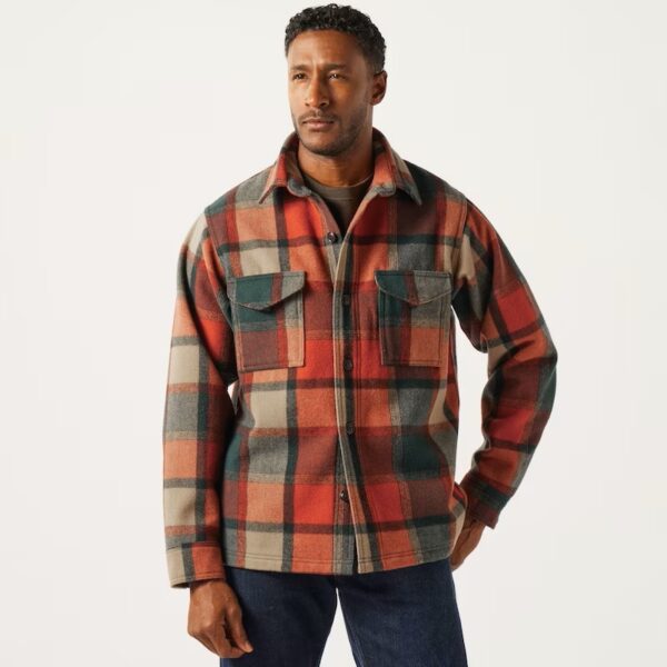 Filson Jac Shirt Amber & Spruce Plaid