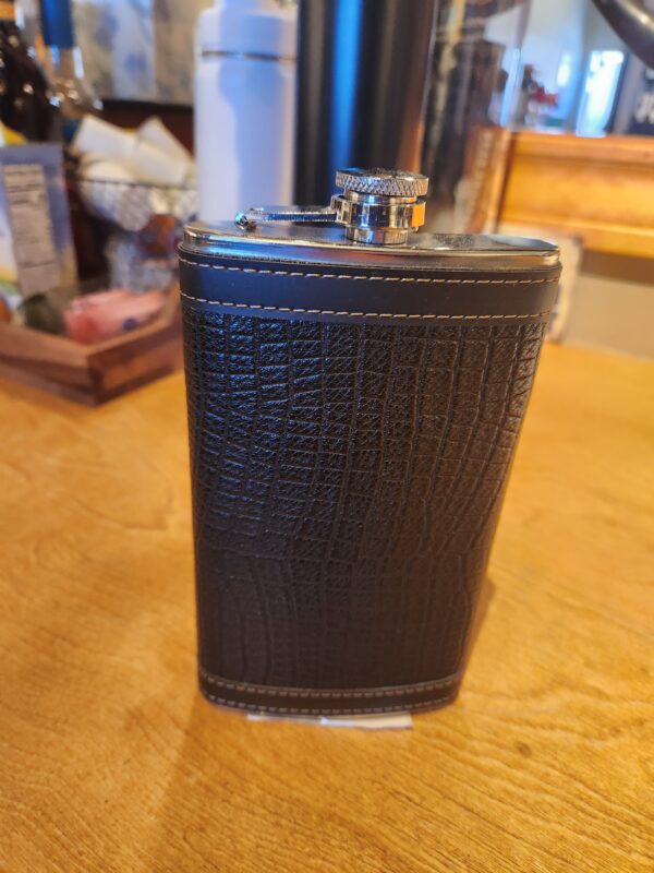 Buy Whiskey Flask Hip Pocket in Leather at Signature Stag