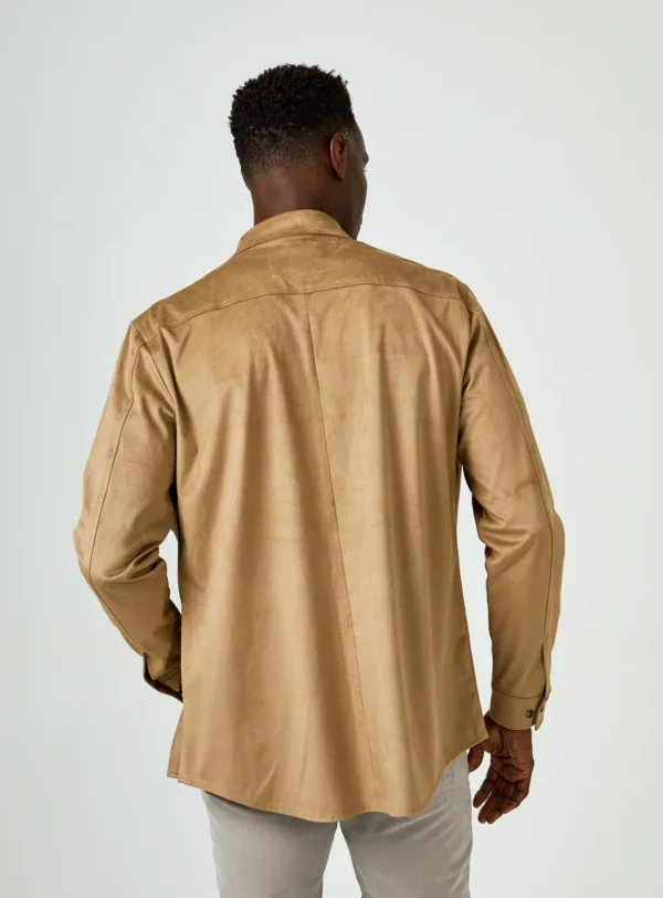 7Diamonds Country Road Suede Shacket Oat for Men