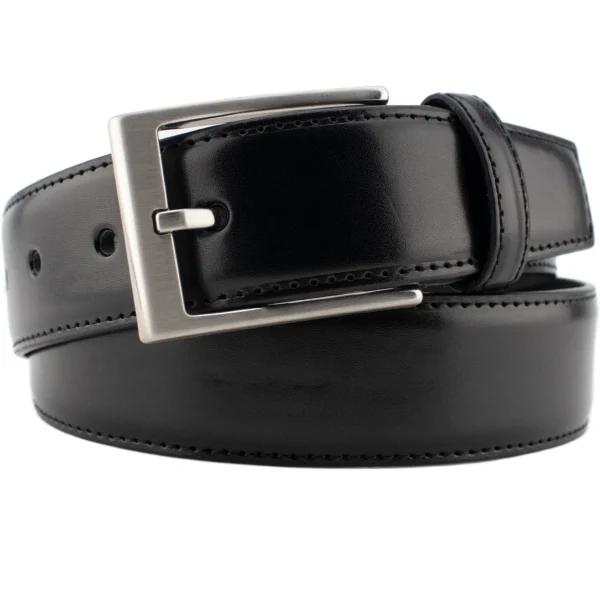 Black Dress Split Leather Belt in Midland TX