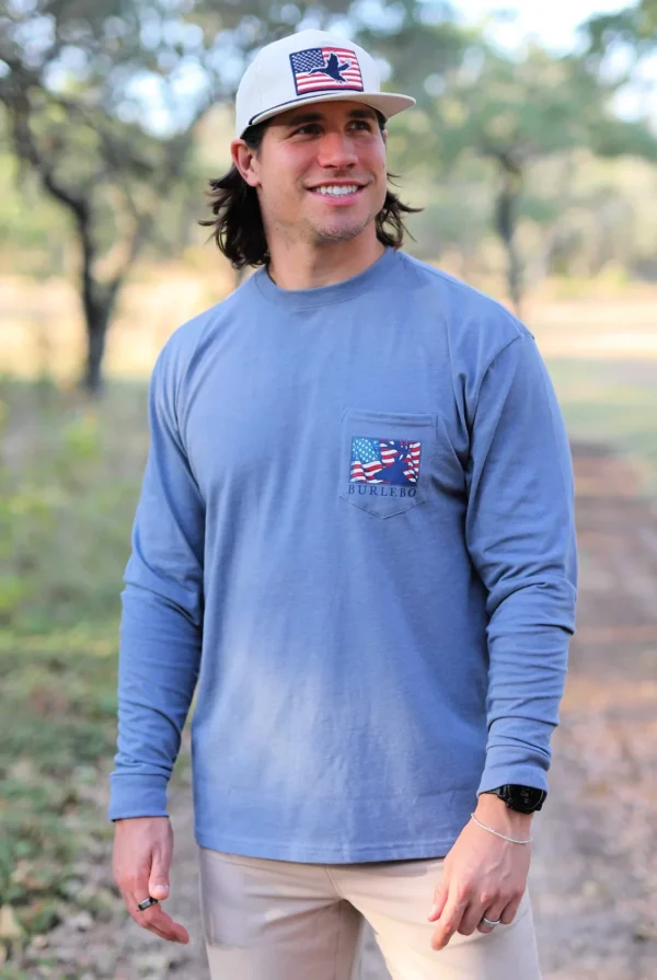 Burlebo Hunt USA Long Sleeve Tee in Lubbock TX