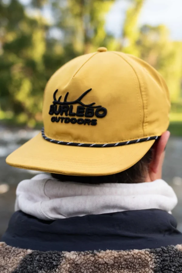 Burlebo Mustard Elk Horn Hat for Men