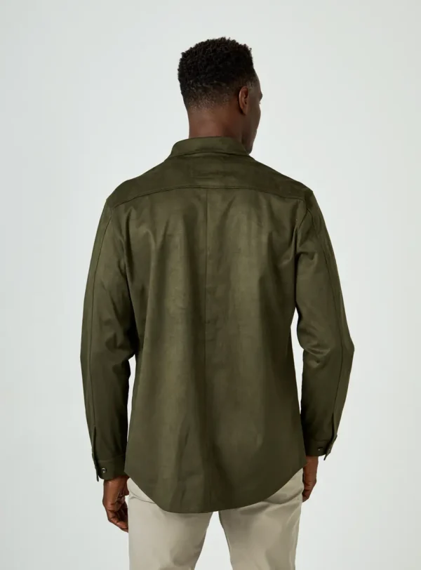 Country Road Shirt Jacket Olive by 7Diamond