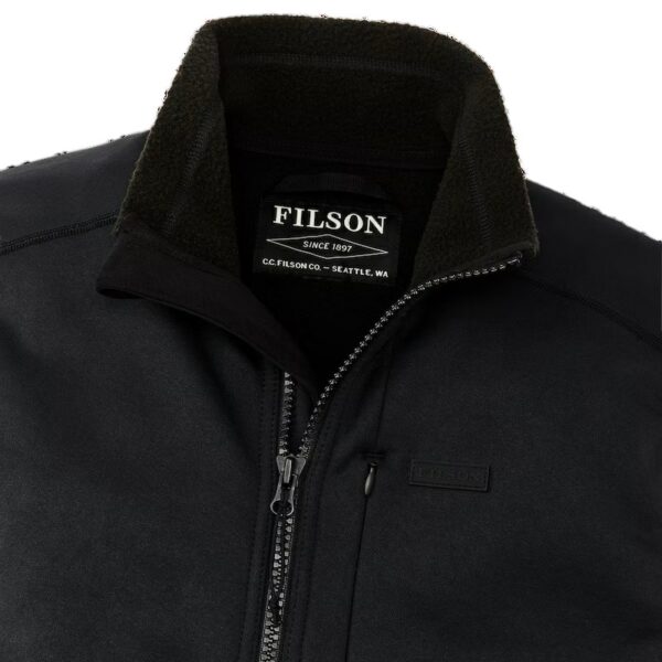 Filson-Granite Spire Fleece Vest Black - Image 3